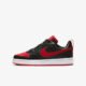 (6.5 Y) Nike Court Borough Low 2 GS Kids Casual Shoes Black/Red, BQ5448-007