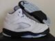 NIKE JORDAN 5 RETRO (PS) WHITE-DARK CONCORD-BLACK SZ 2Y [440889-141]